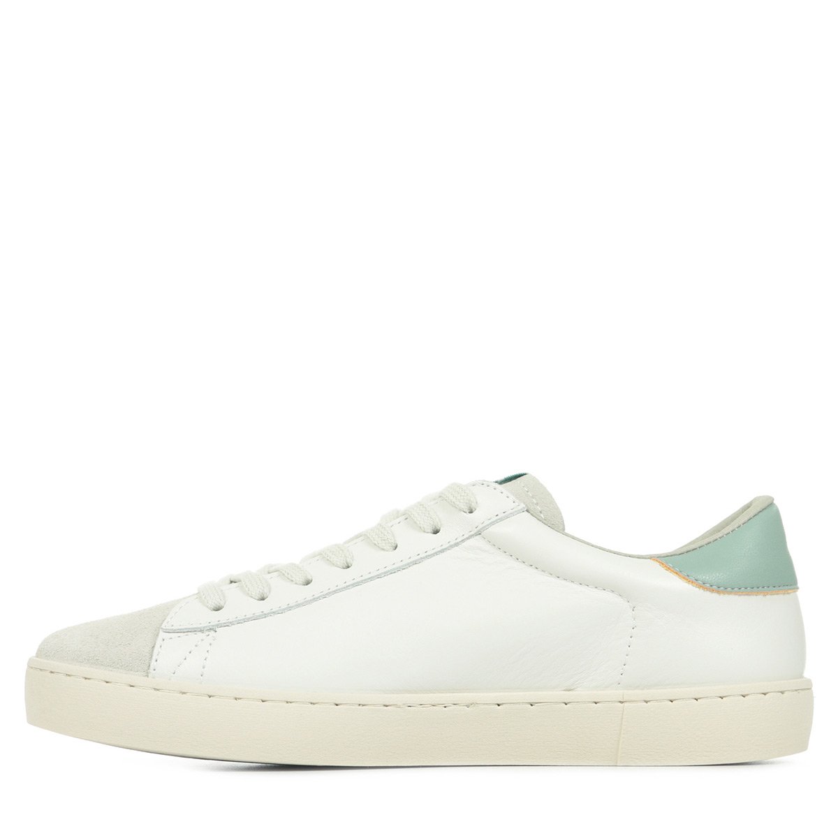 Baskets Berlin blanc/vert clair, VICTORIA