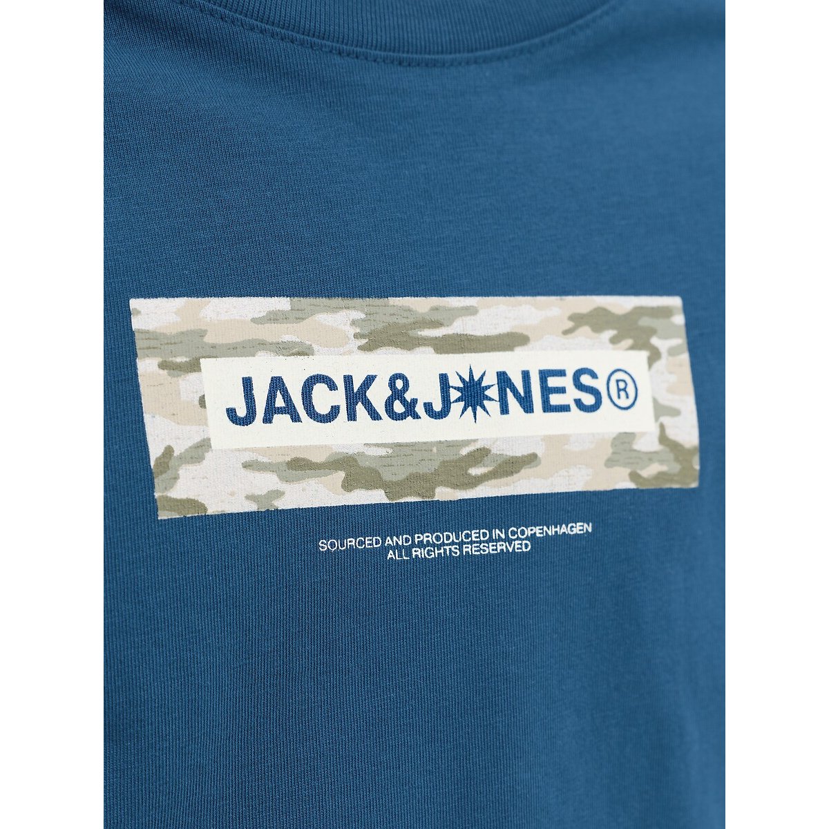 T-shirt maniche corte blu marino, JACK & JONES JUNIOR