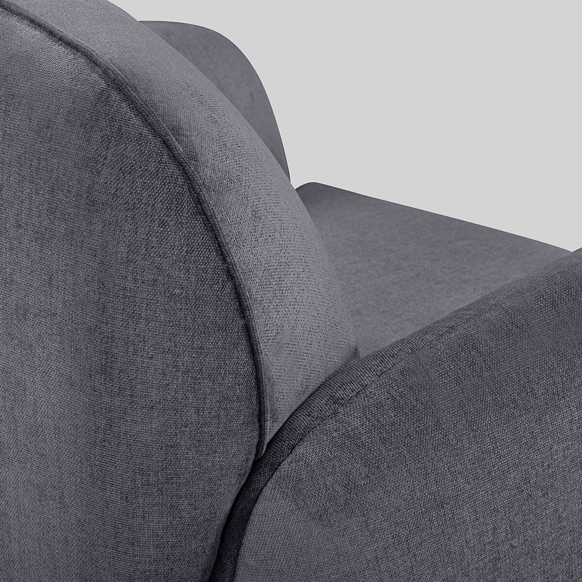 Briar Fabric Armchair dark grey , SWOON