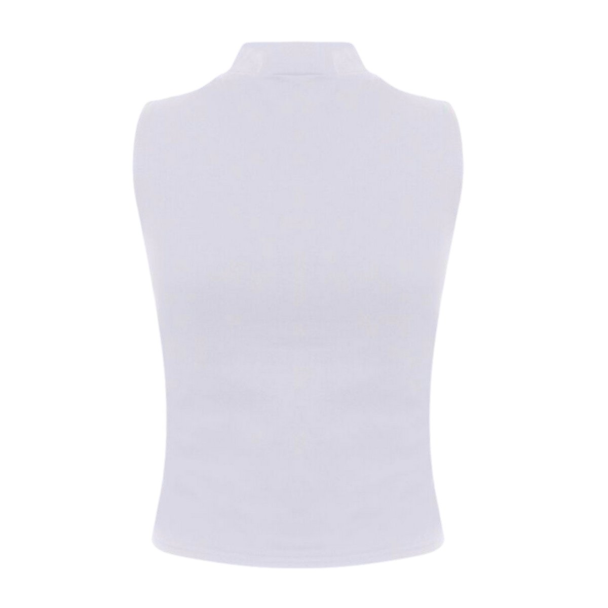 Débardeur à col haut blanc, SKINNI FIT