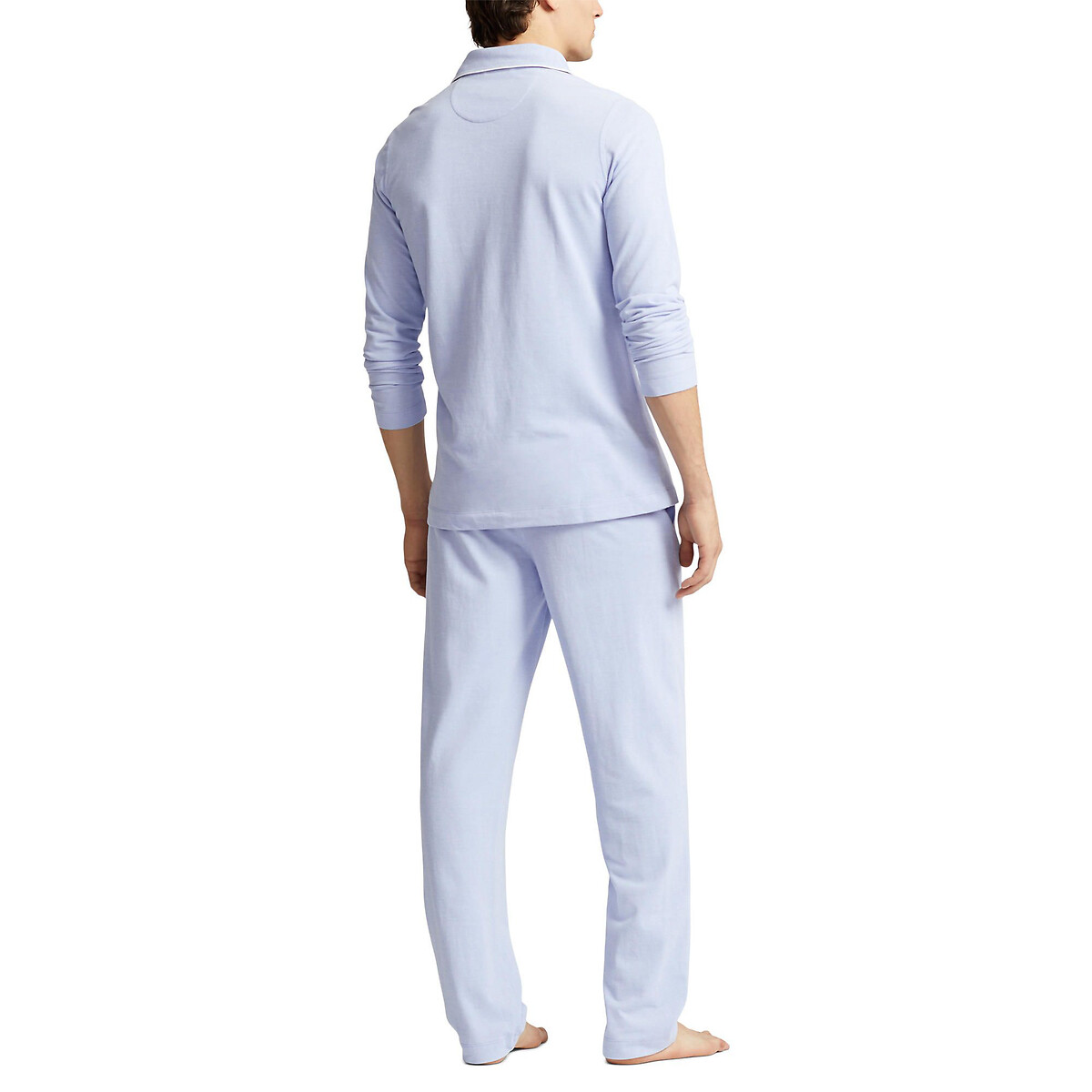 Cotton Pique Pyjamas sky blue, POLO RALPH LAUREN