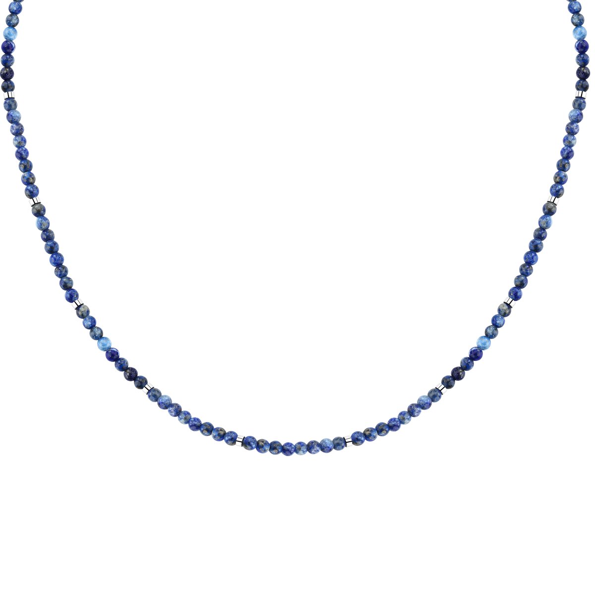 Colliers en Lapis Lazuli/lapis Lazuli/steel et Lapis Lazuli acier inoxydable, MORELLATO