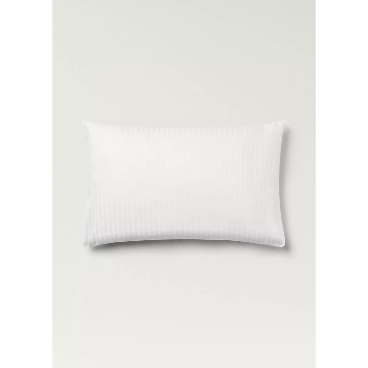 Protège-oreiller en coton à rayures 50x75 cm blanc, MANGO HOME