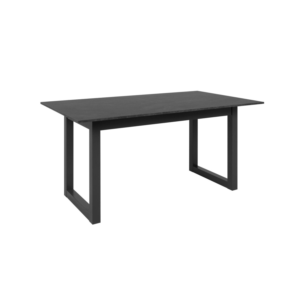 Table à manger extensible effet ardoise 160-200 cm ALVA anthracite, PIER IMPORT