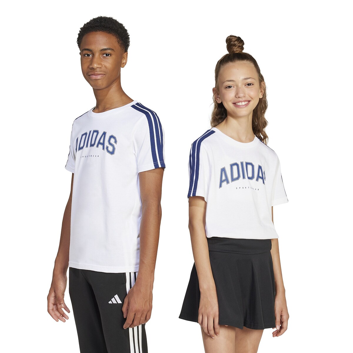 T-shirt a maniche corte bianco, ADIDAS SPORTSWEAR