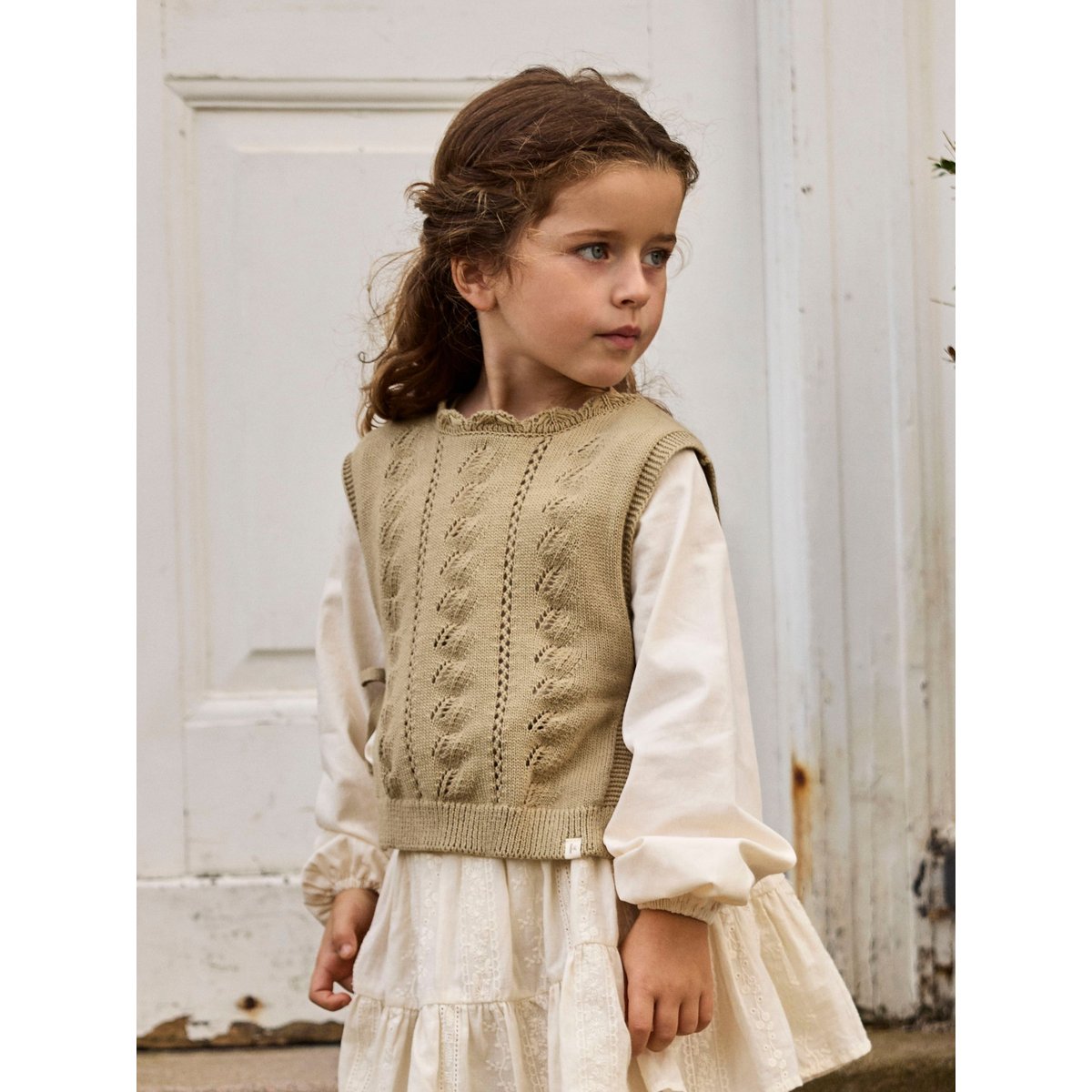 Gilet Tricoté twill, NAME IT