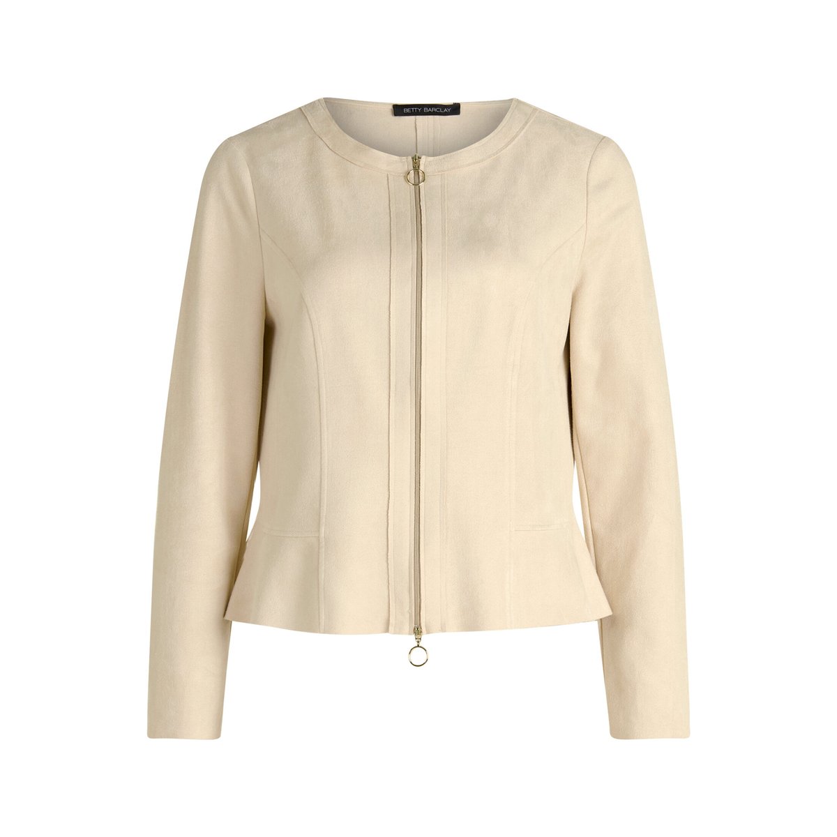 Veste blazer à fermeture zippée gris, BETTY BARCLAY