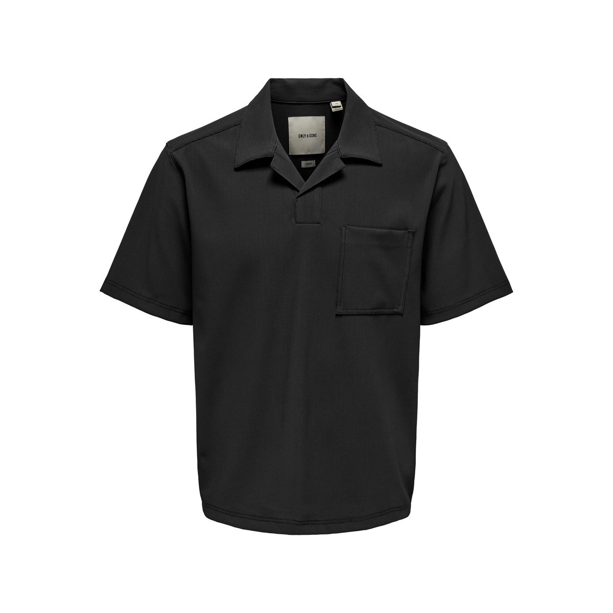 Chemise jet black, ONLY & SONS