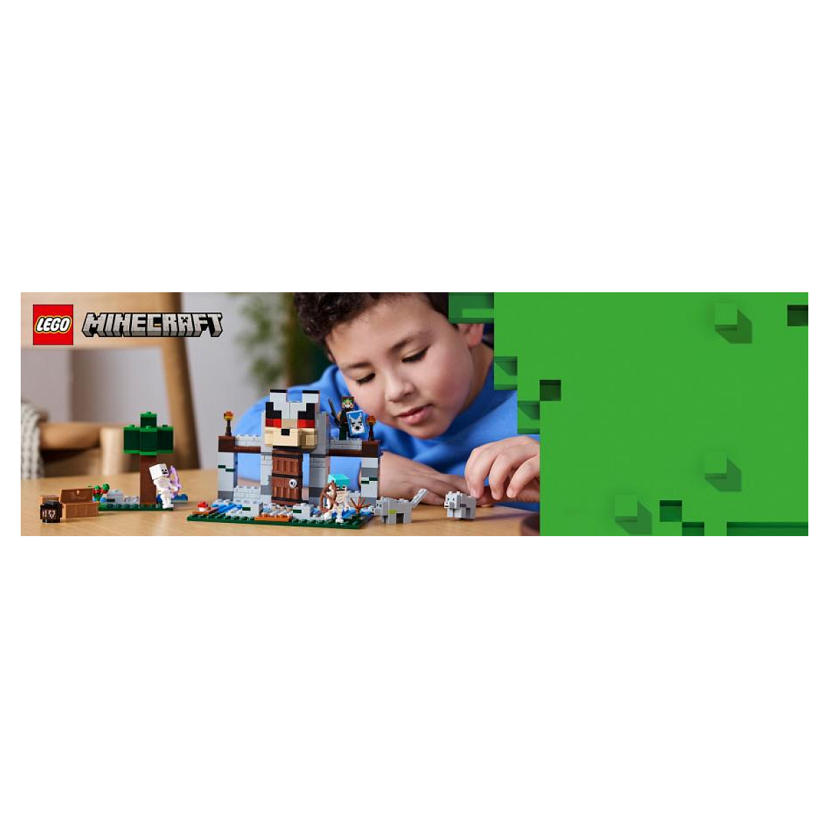 LEGO Minecraft - La forteresse du loup 21261 - Aventure et Exploration multicolore, LEGO