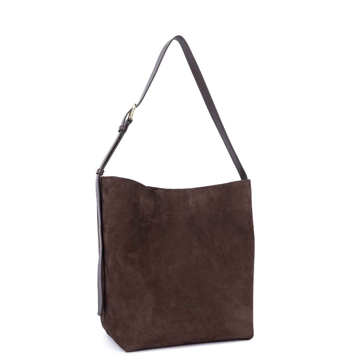 Sac besace en cuir, SUEDE L marron, LANCASTER