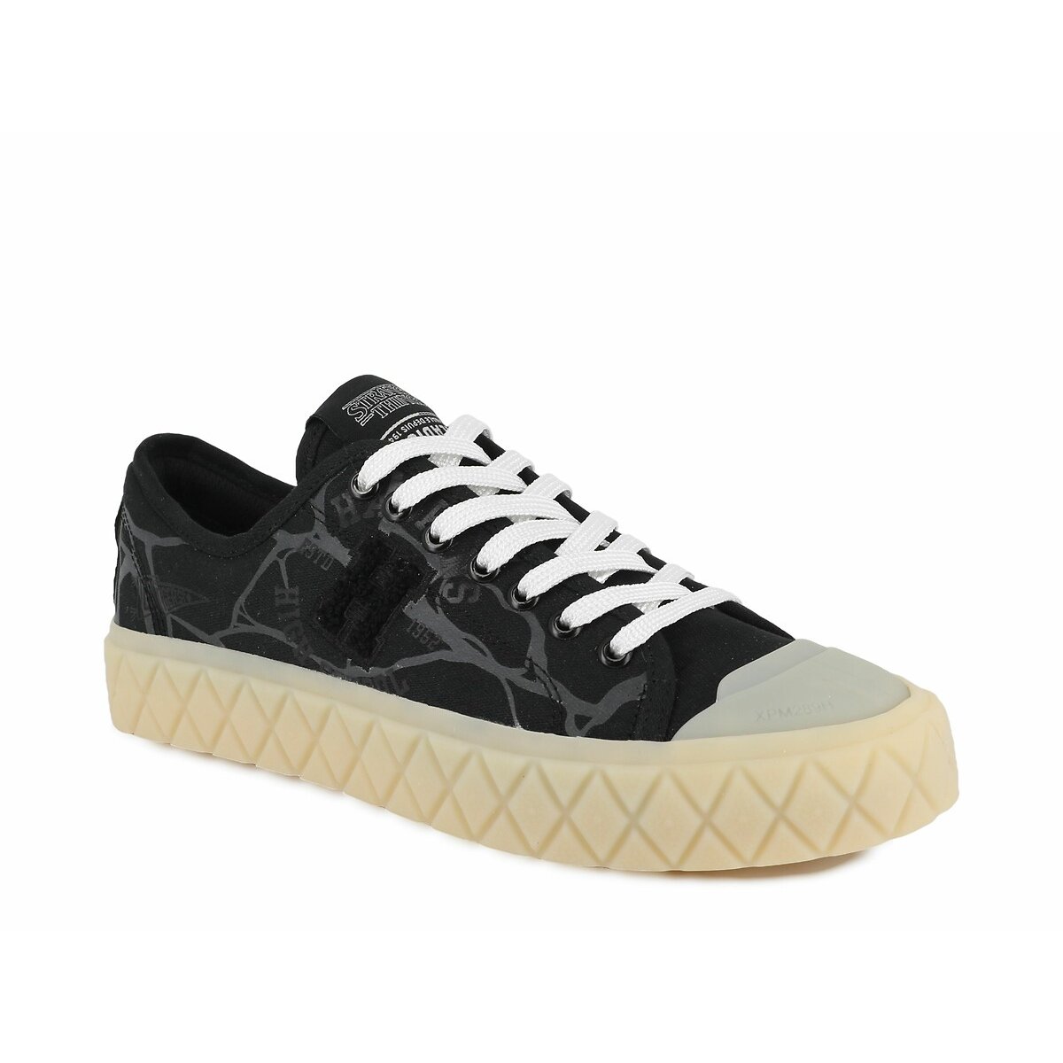 PALLA ACE VINES STRANGER THINGS sneakers zwart, PALLADIUM