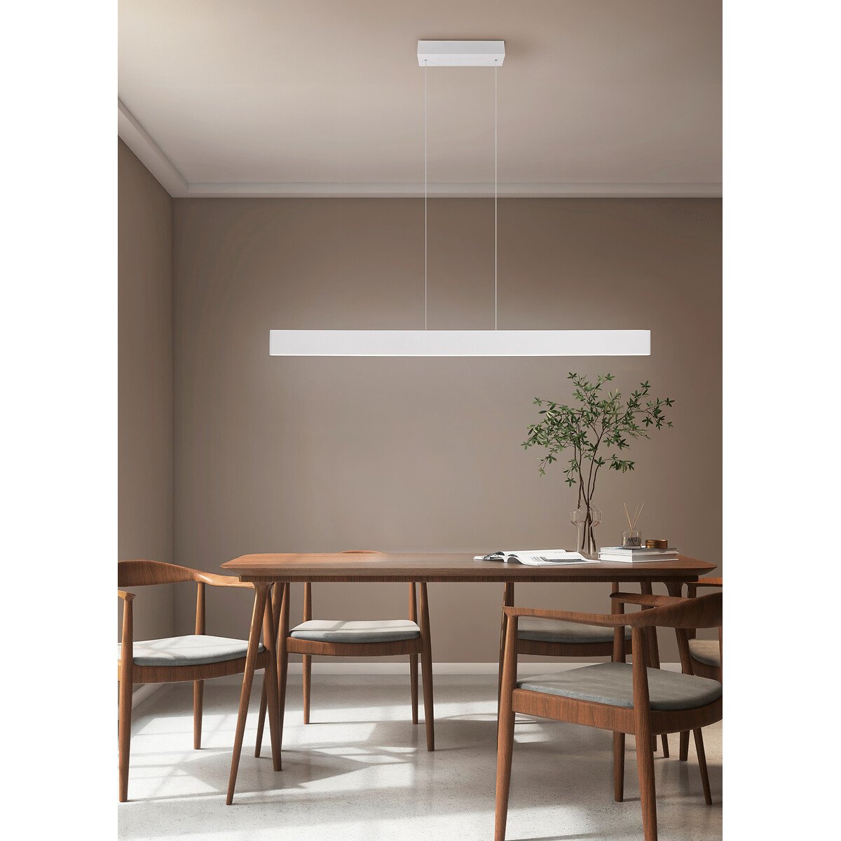 Suspensão Galway, da Trio Lighting branco, TRIO LIGHTING