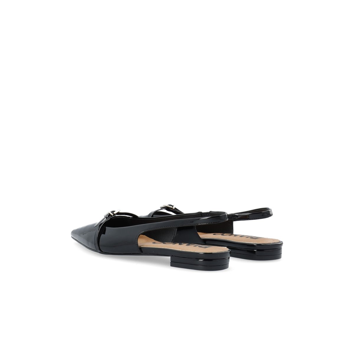 Chaussures À Bride Arrière noir - blackpatent, BIANCO