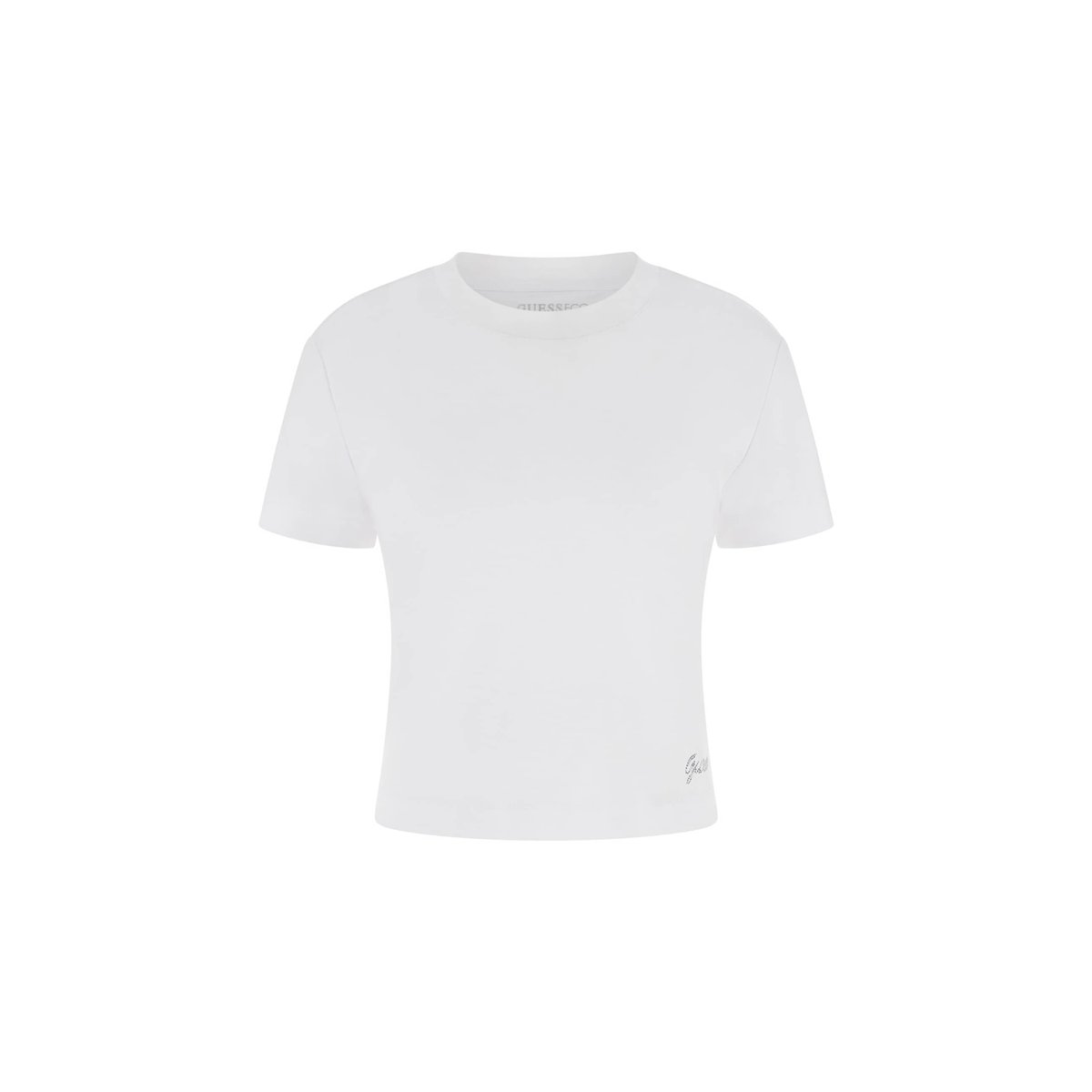 T-Shirt Logo Boxy blanc, GUESS