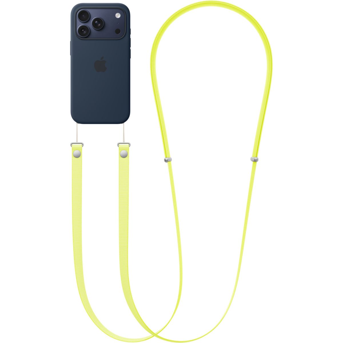 Bandoulière Bandoulière Jaune fluo couleur unique, APPLE