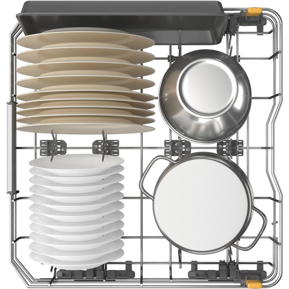Lave vaisselle 60 cm W7FHS41 MaxiSpace couleur unique, WHIRLPOOL