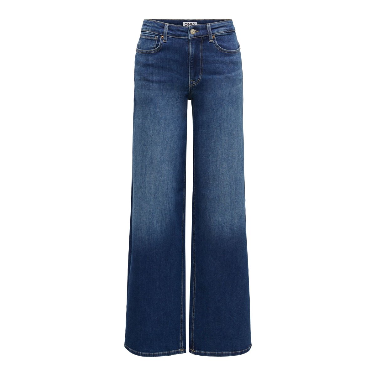 Jean À Jambe Large dark blue denim, ONLY