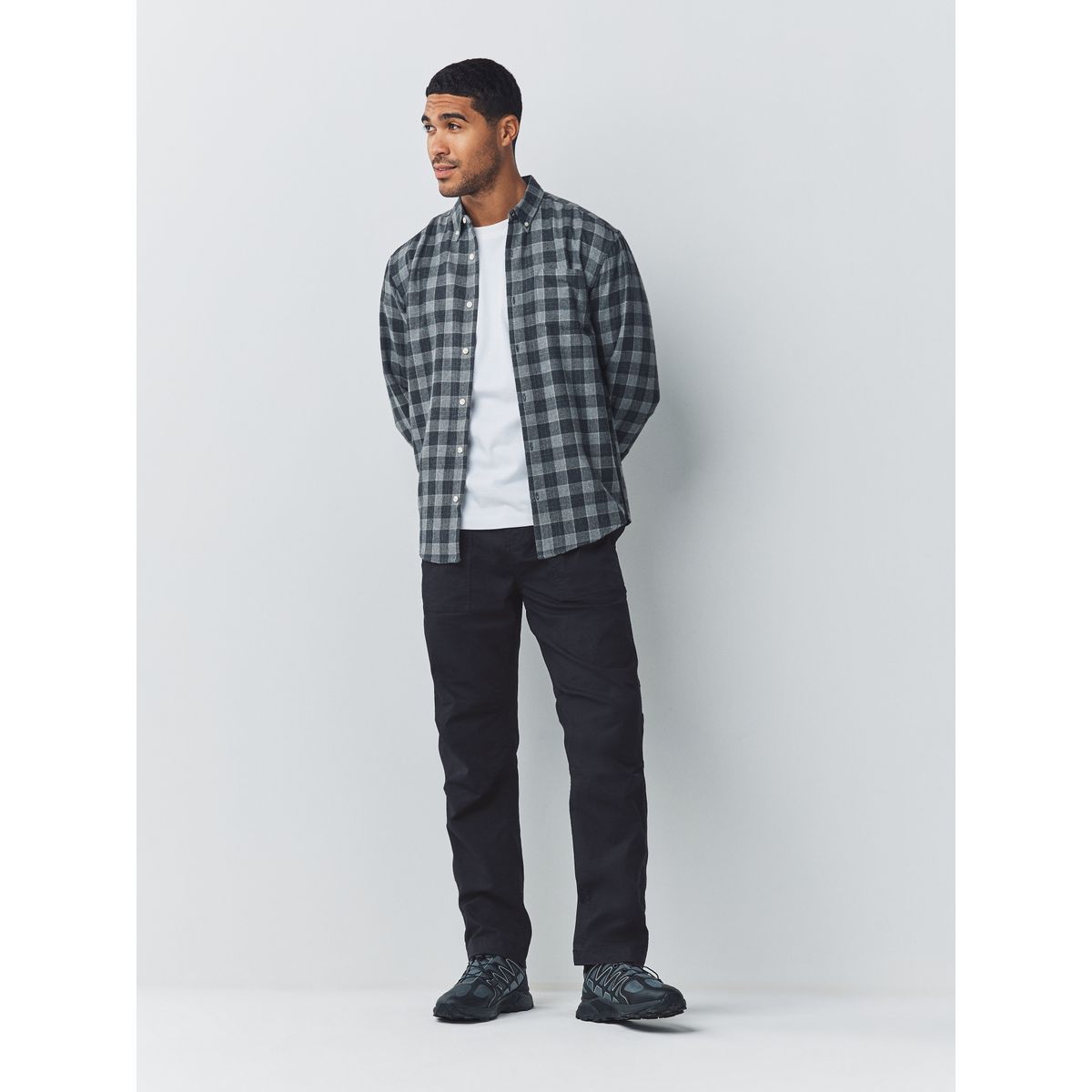 Pantalon stretch en authentique bleu marine, NEXT
