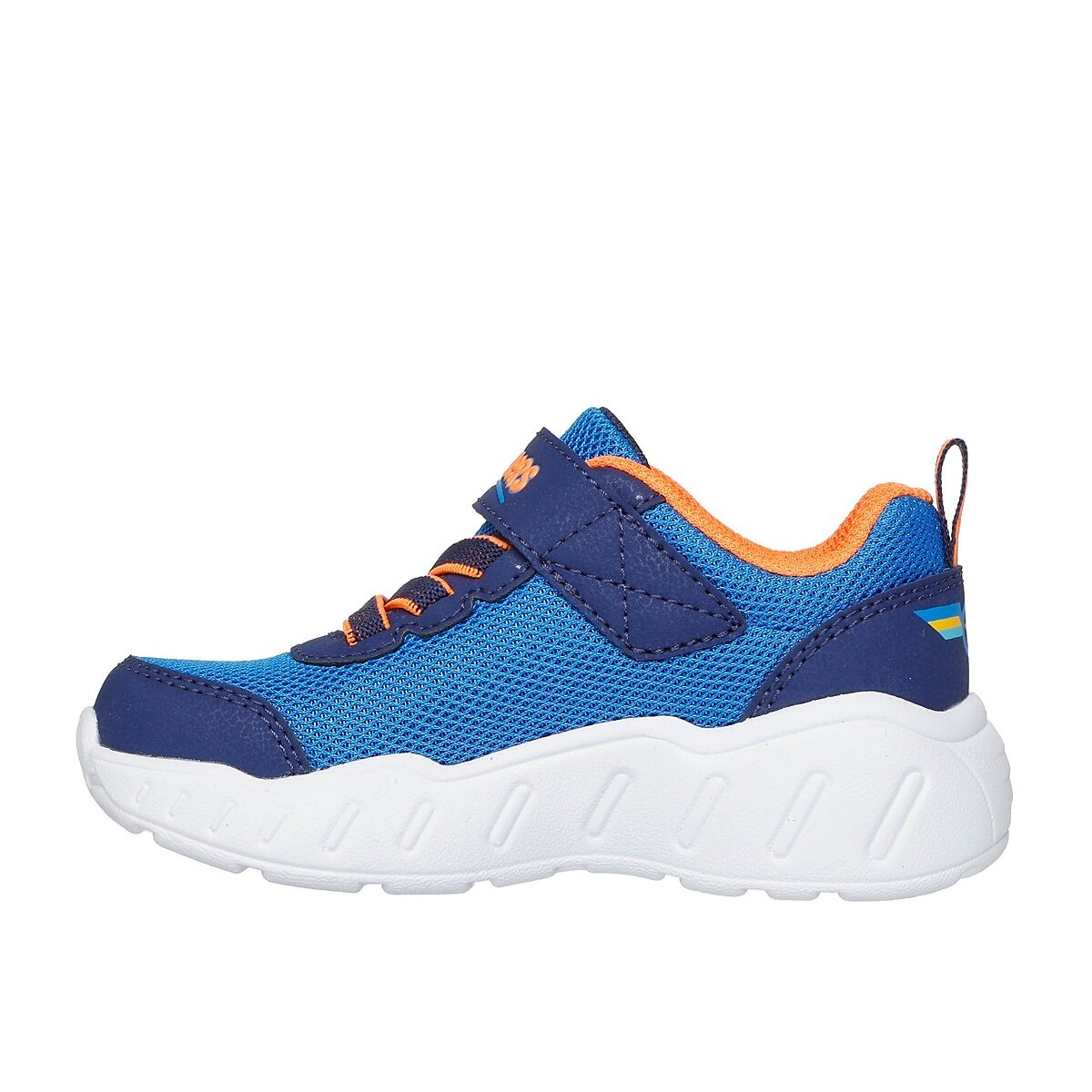 Baskets Play Scene bleu marine/orange, SKECHERS