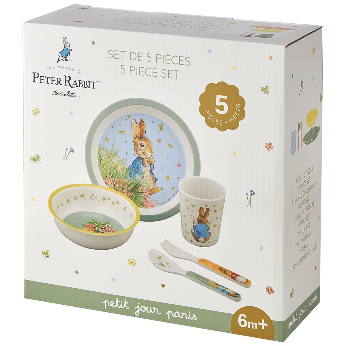Coffret repas multicolore, PETIT JOUR PARIS
