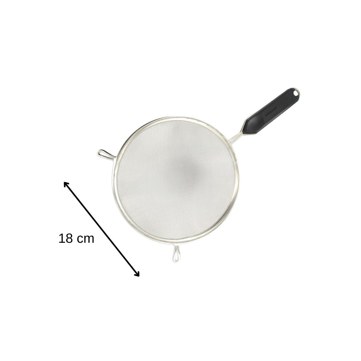Set de 2 ustensiles de cuisine passoire BASIC noir|gris|vert, FACKELMANN