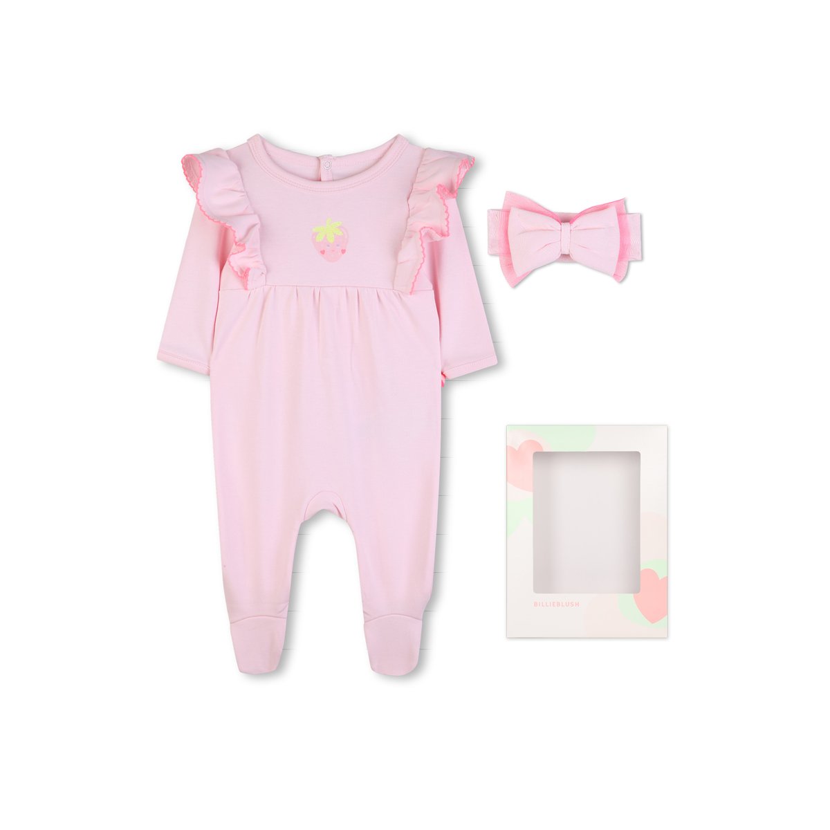 Ensemble pyjama et bandeau baby pink, BILLIEBLUSH