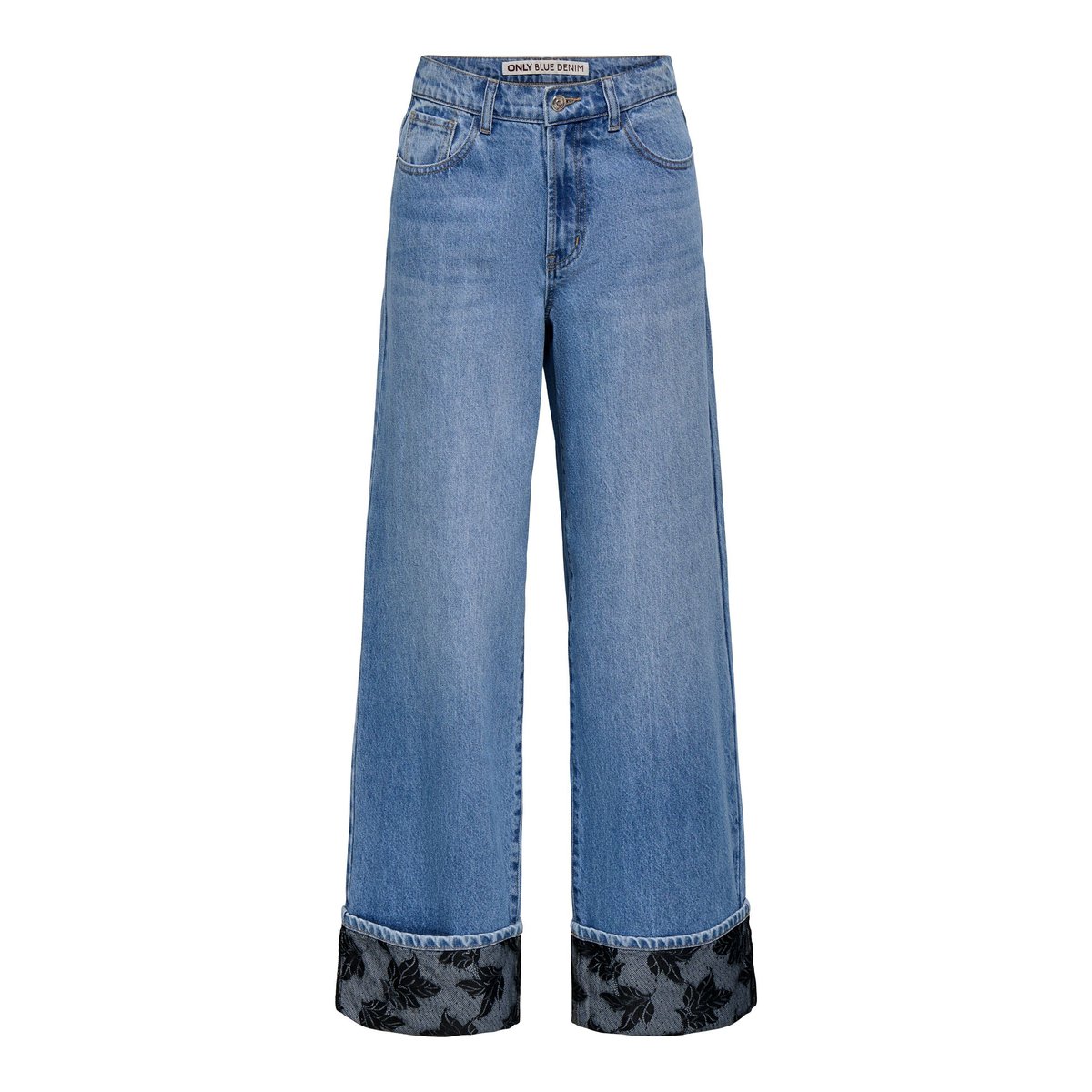 Jean À Jambe Large medium blue denim, ONLY