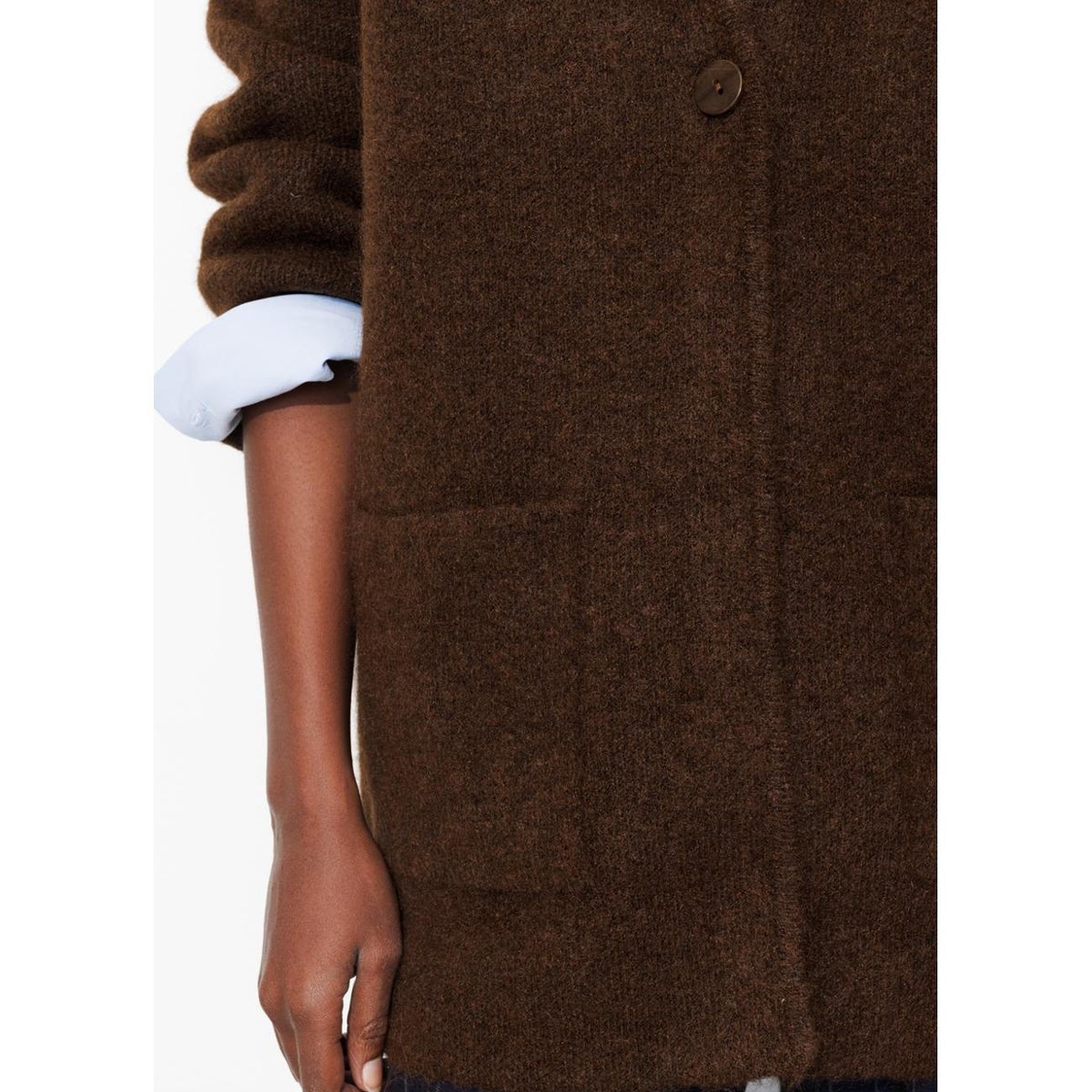 Long cardigan oversize marron, PROMOD