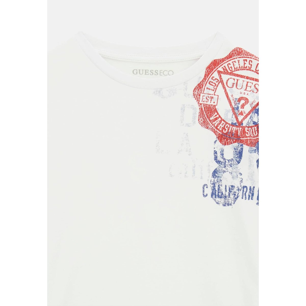 T-Shirt Avec Logo blanc, GUESS KIDS