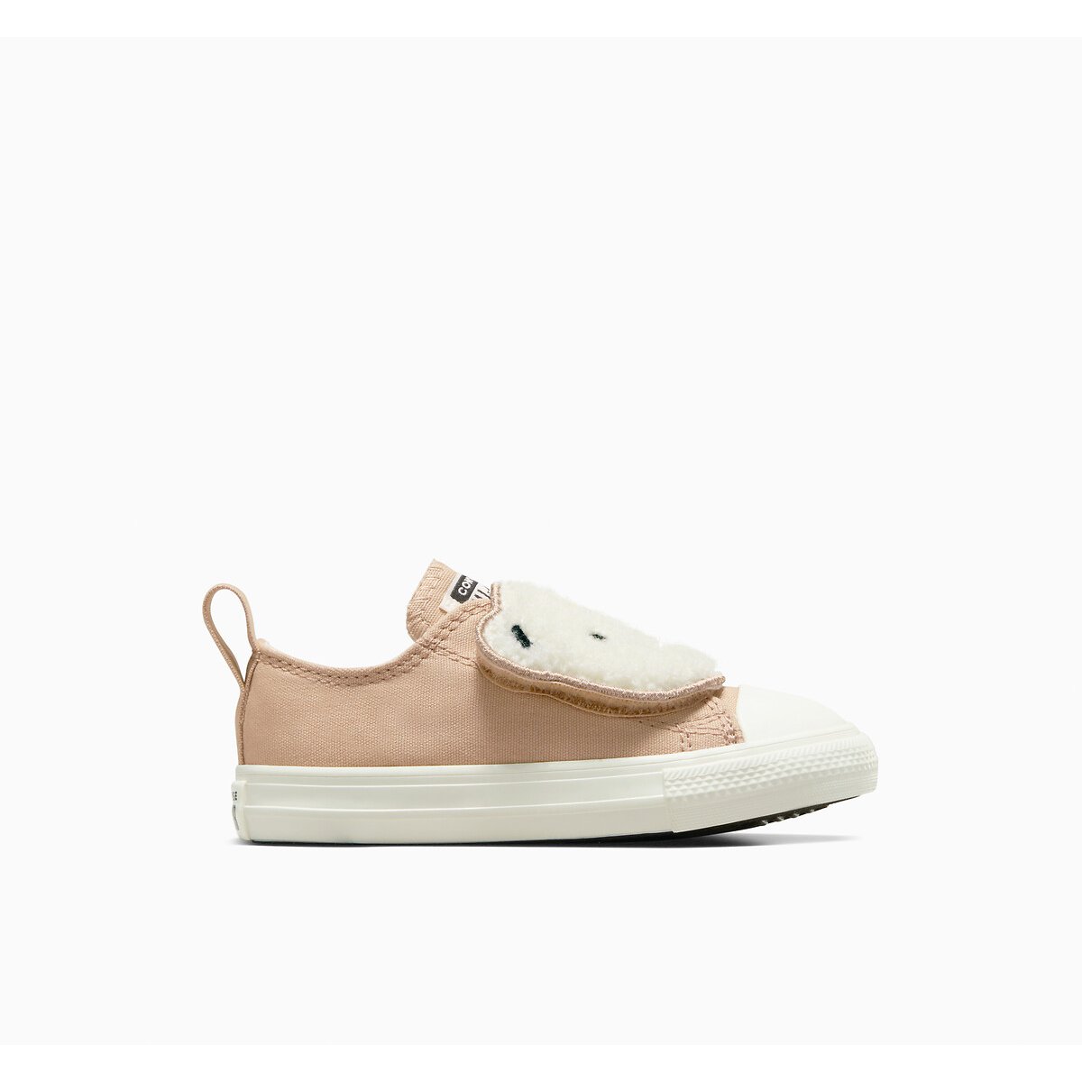 Kids' Chuck Taylor All Star One Strap Ox Trainers beige brown, CONVERSE