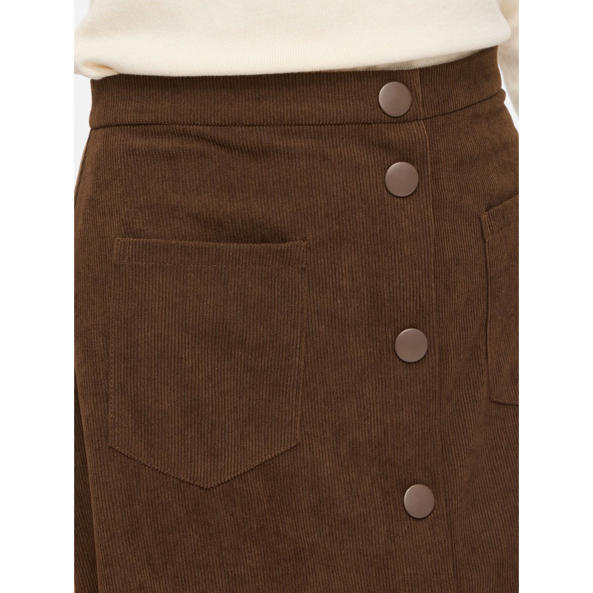 Mini-Jupe marron - coffee bean1, VILA