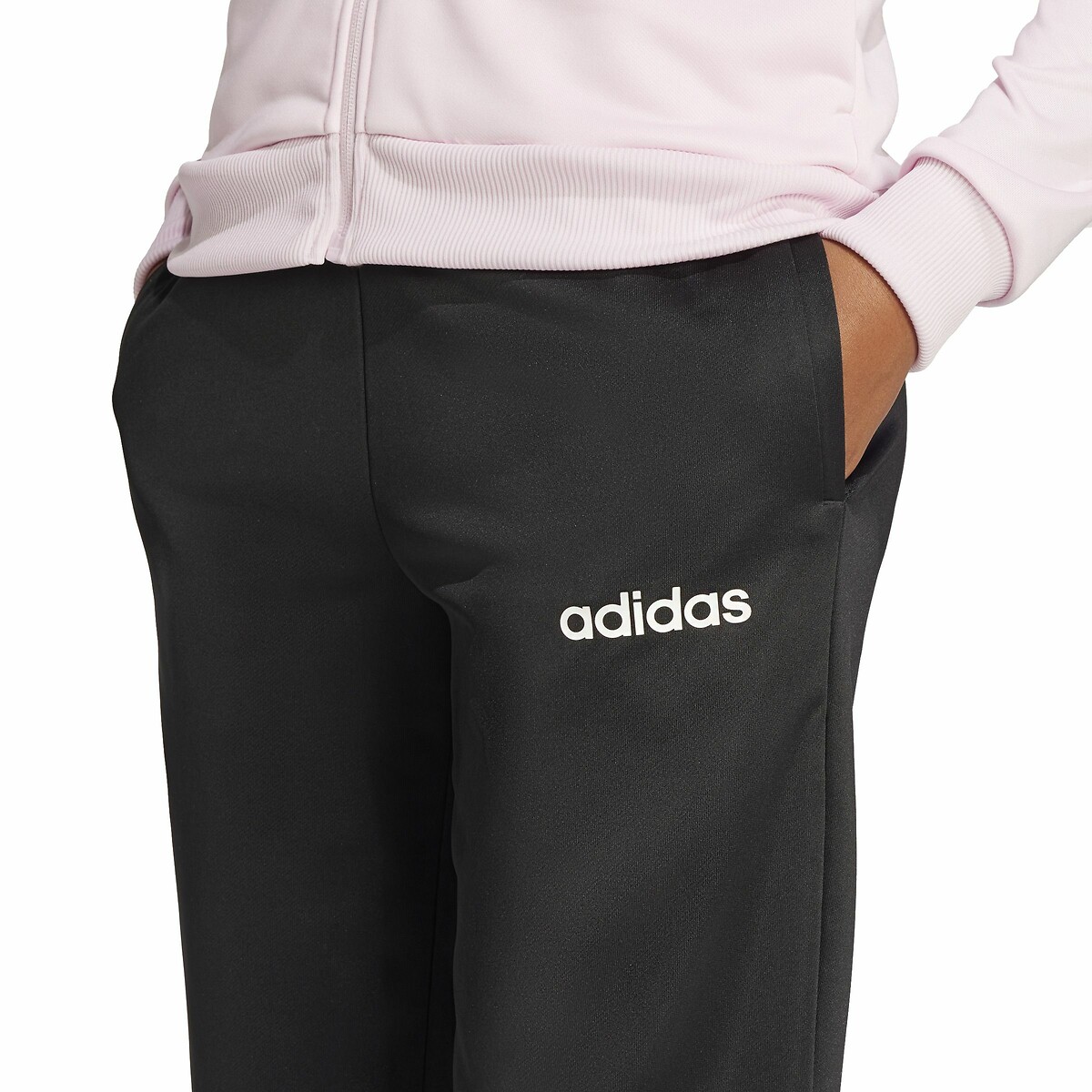Essentials Linear Tracksuit pink/black, ADIDAS SPORTSWEAR