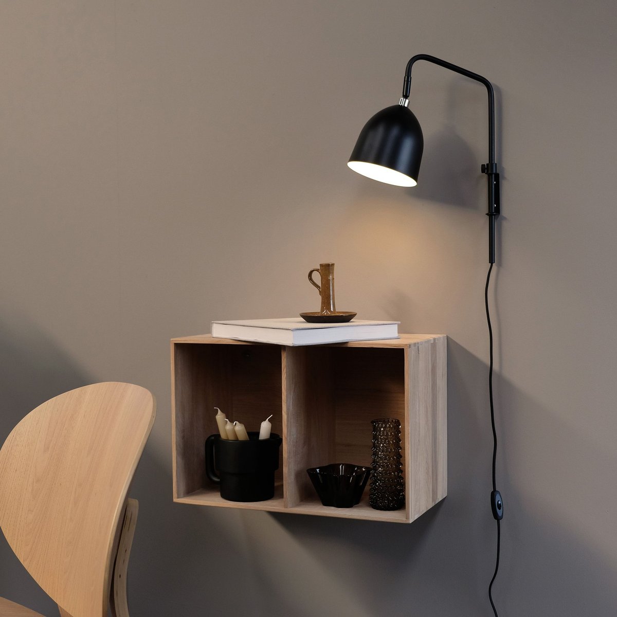 Applique en Métal EASTON noir, DYBERG LARSEN