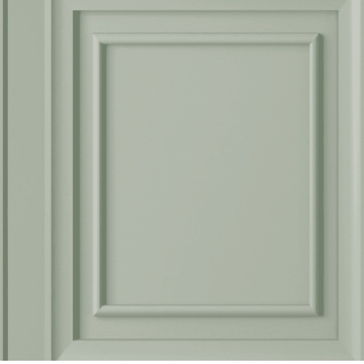 Papier peint Lambrissage Redbrook vert sauge, LAURA ASHLEY