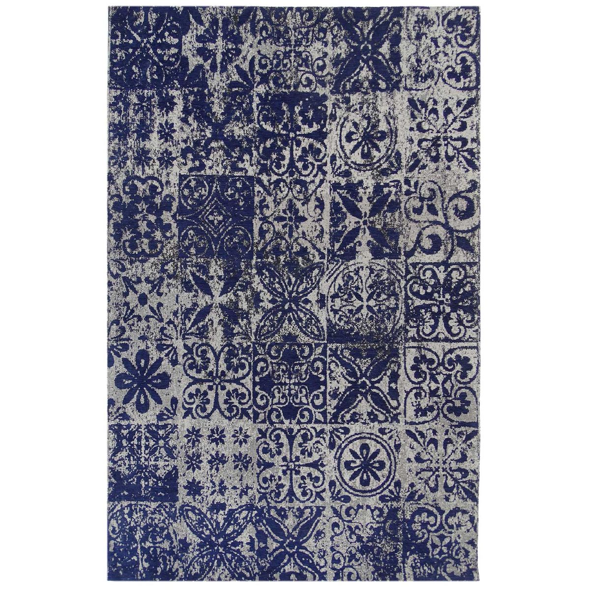 Tapis kilim fait main motif géométrique LINIT marron, UN AMOUR DE TAPIS