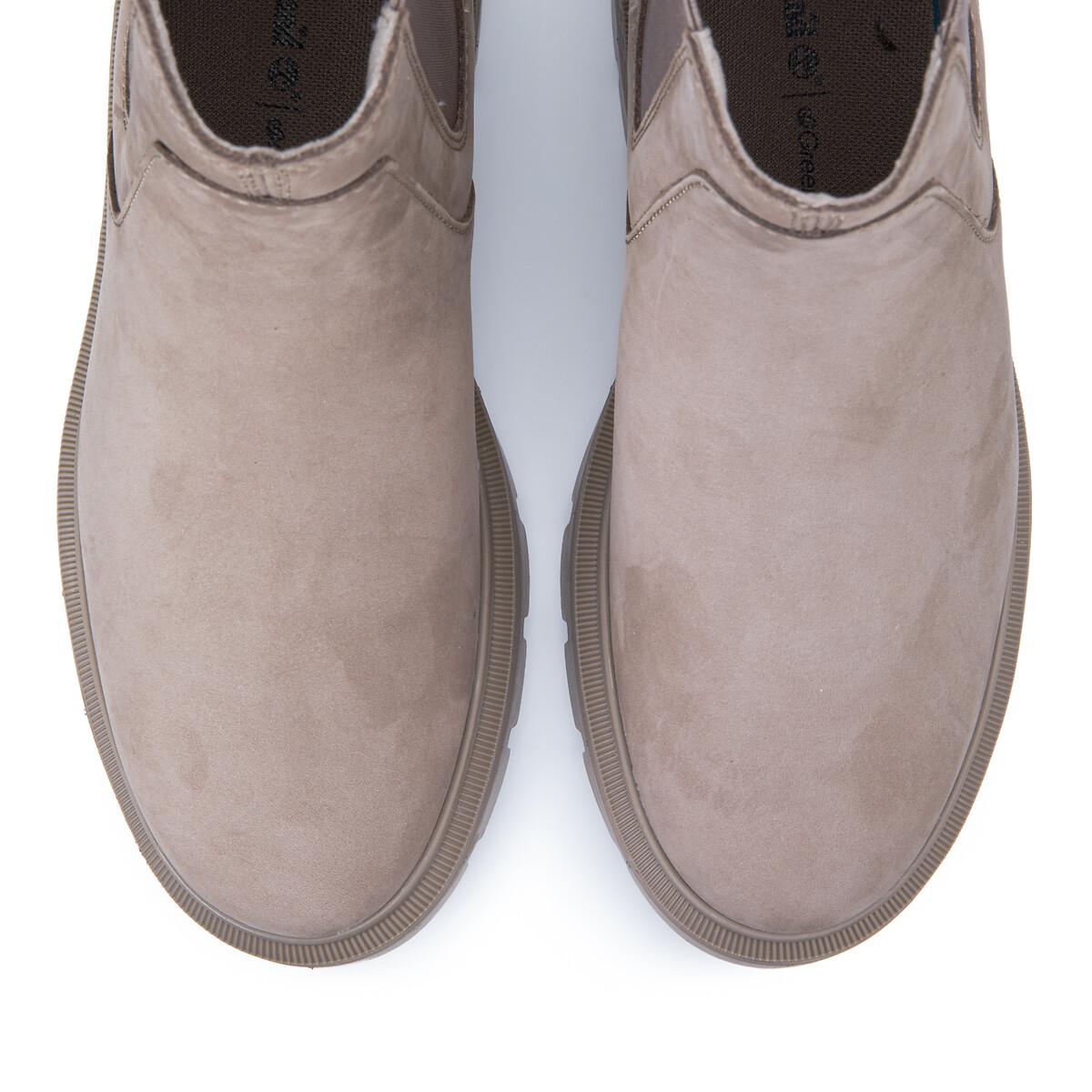 Boots cuir Cortina Valley Chelsea taupe, TIMBERLAND