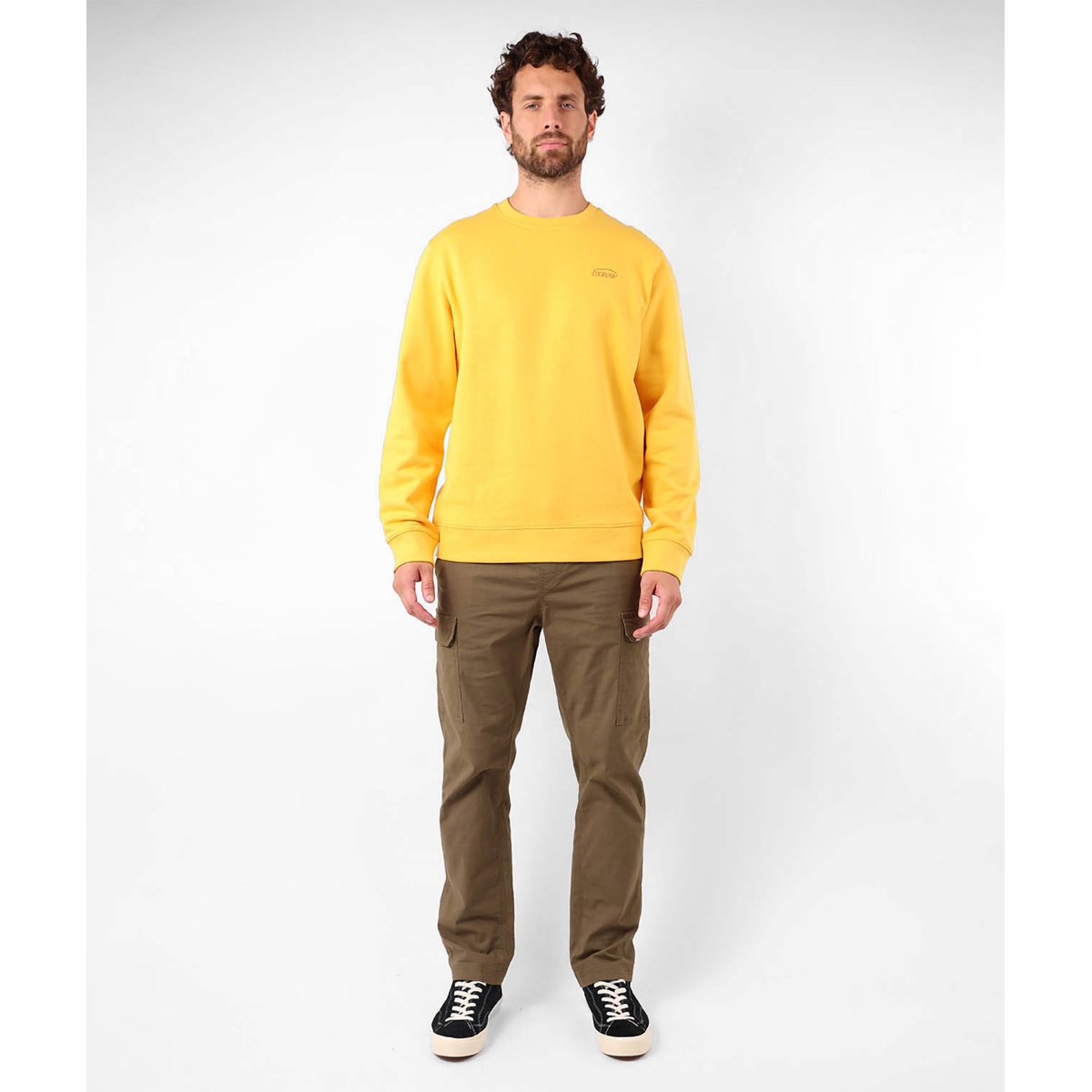 Sweat col rond TAGTAN ambre, OXBOW