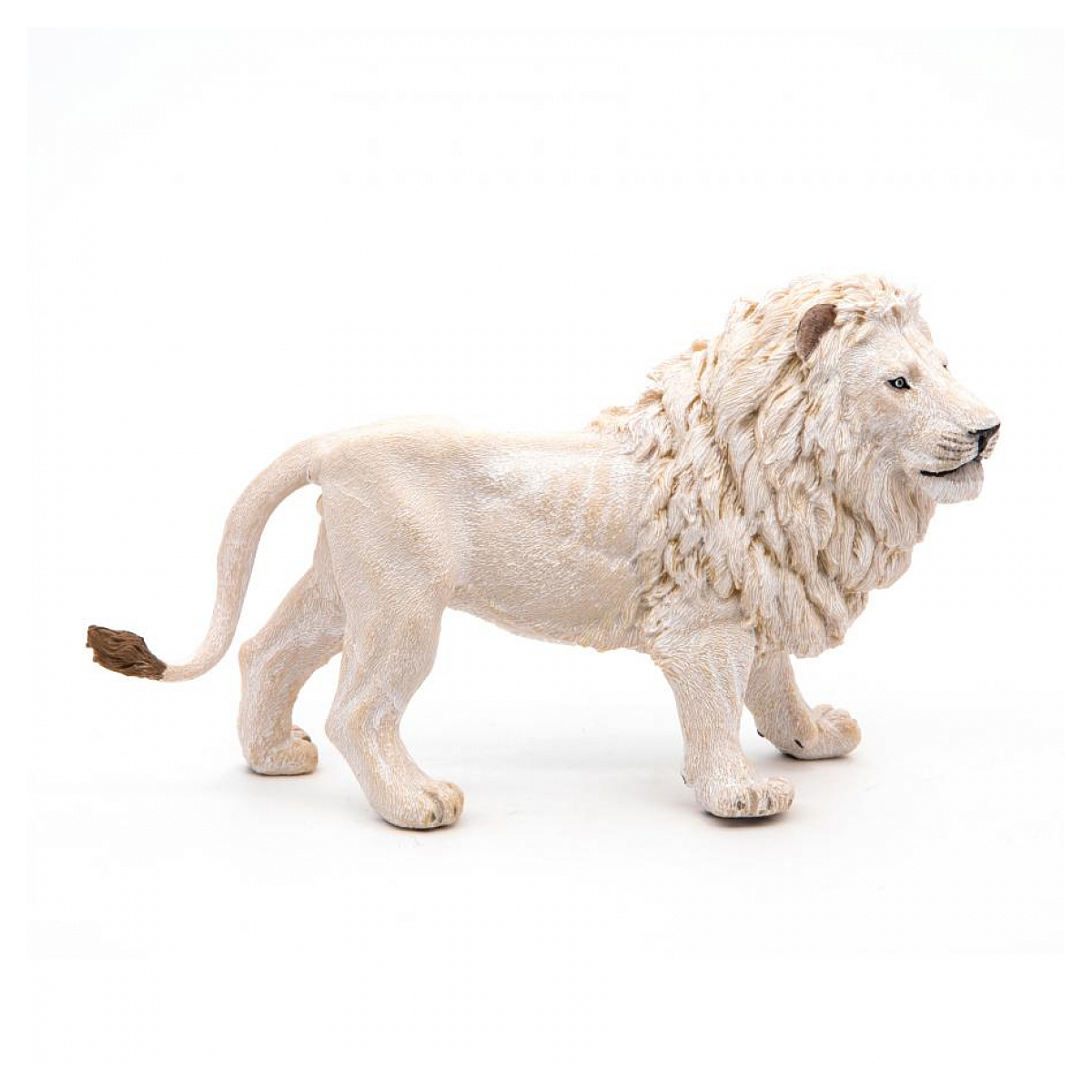 Figurine Lion blanc blanc, PAPO