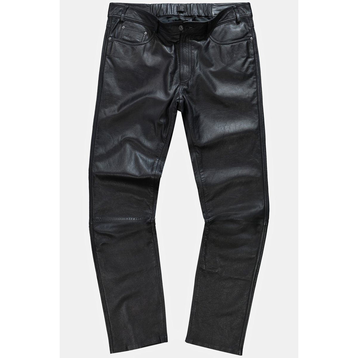 Pantalon en cuir nappa d'agneau de grande noir, JP1880