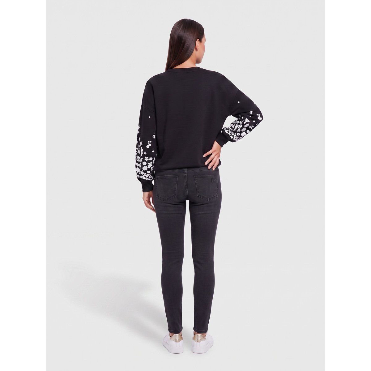 Jean Skinny noire - washed black 1, ONLY