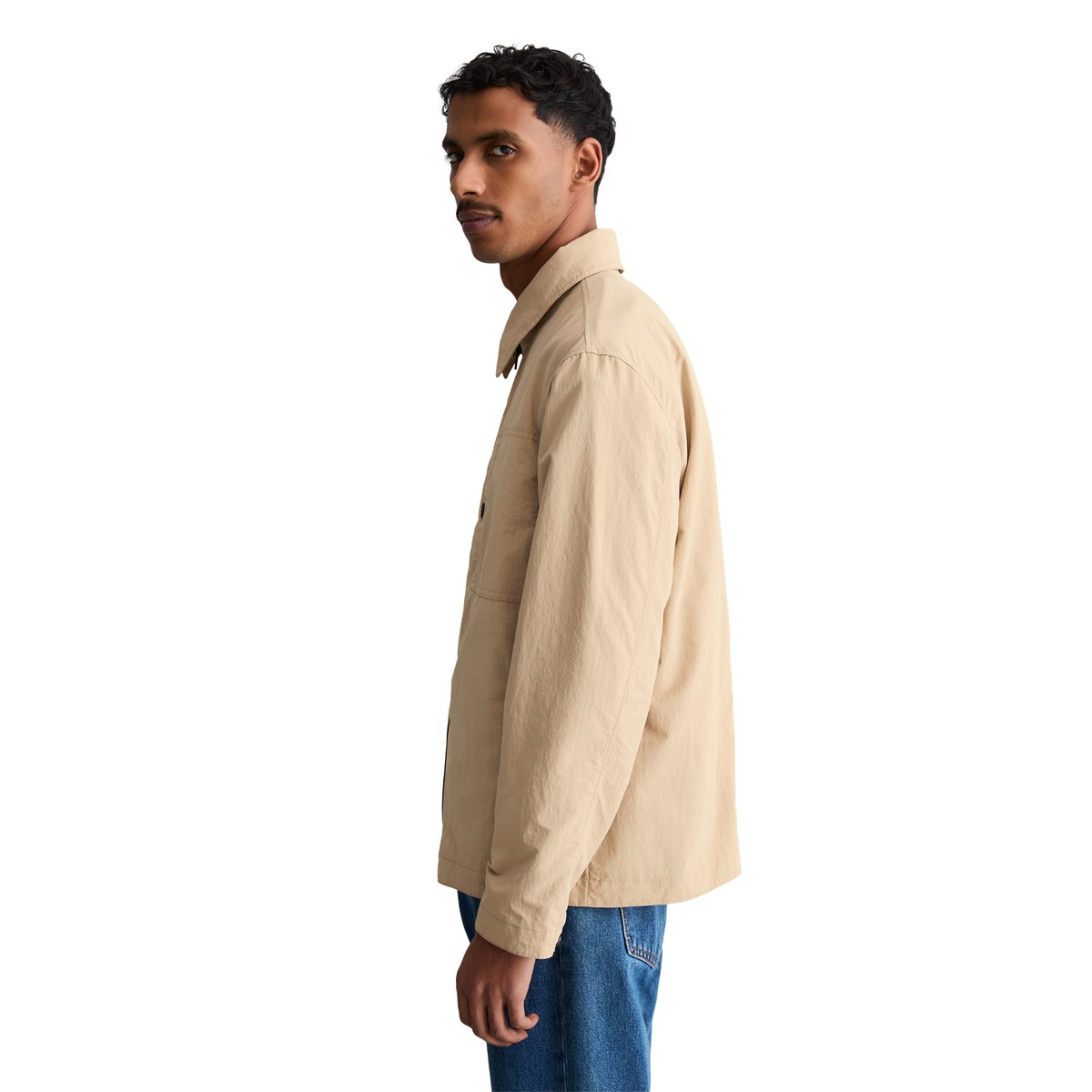 Veste outdoor regular en matériau recyclé hydrofuge beige, MARC O’POLO DENIM