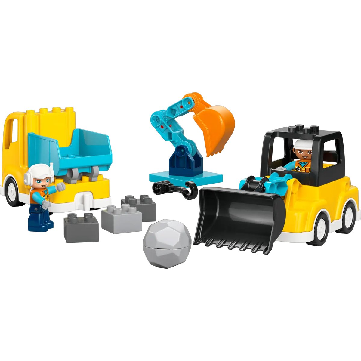 LEGO Duplo - Les véhicules de chantier 3-en-1 - 10475 multicolore, LEGO