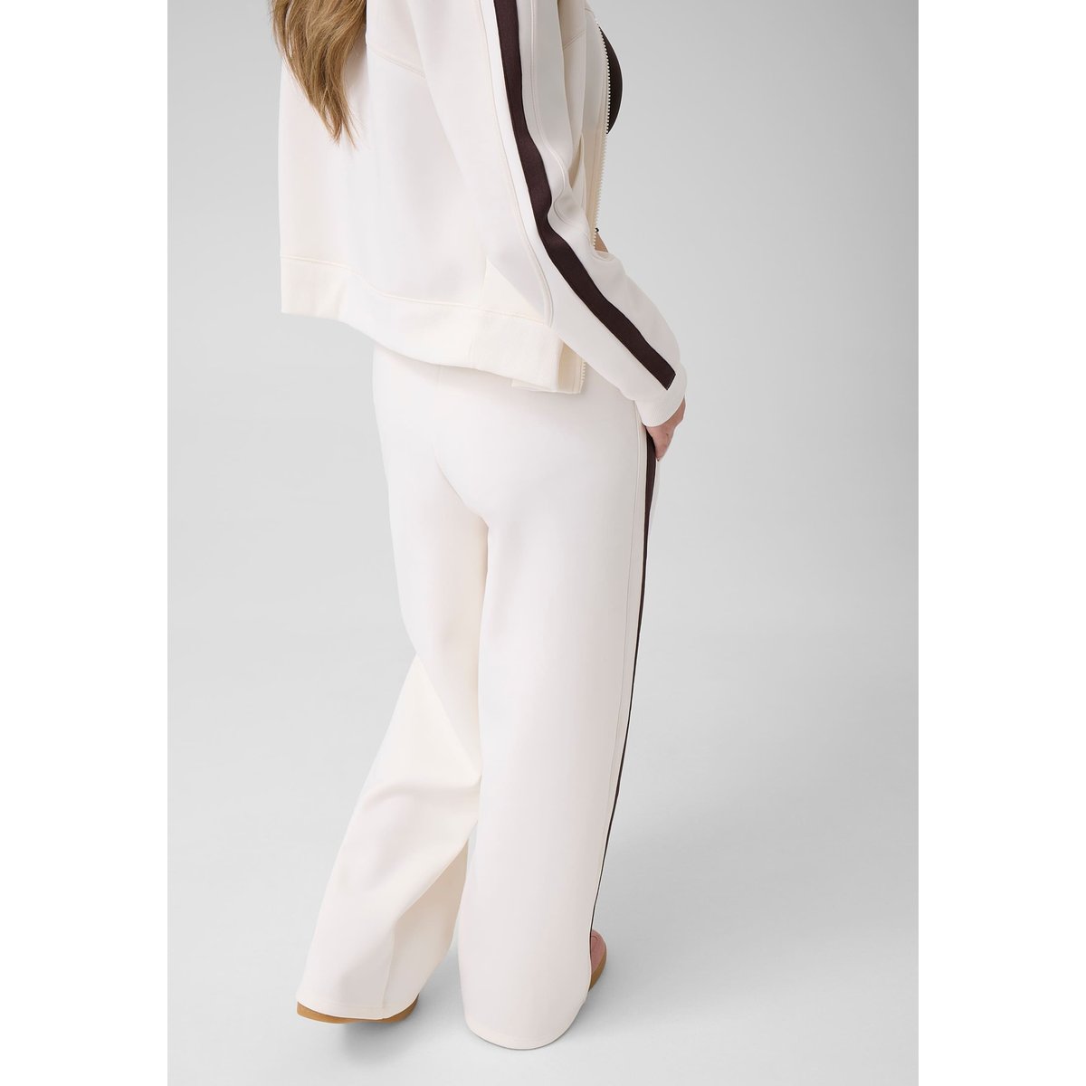 Pantalons De Survêtement À Bandes Latérales crème, GUESS