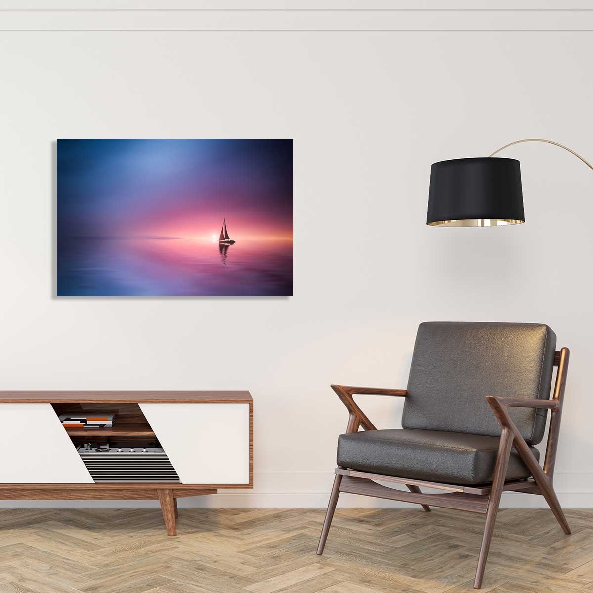 Tableau navigation sous le sunset tableau alu dibond, HEXOA