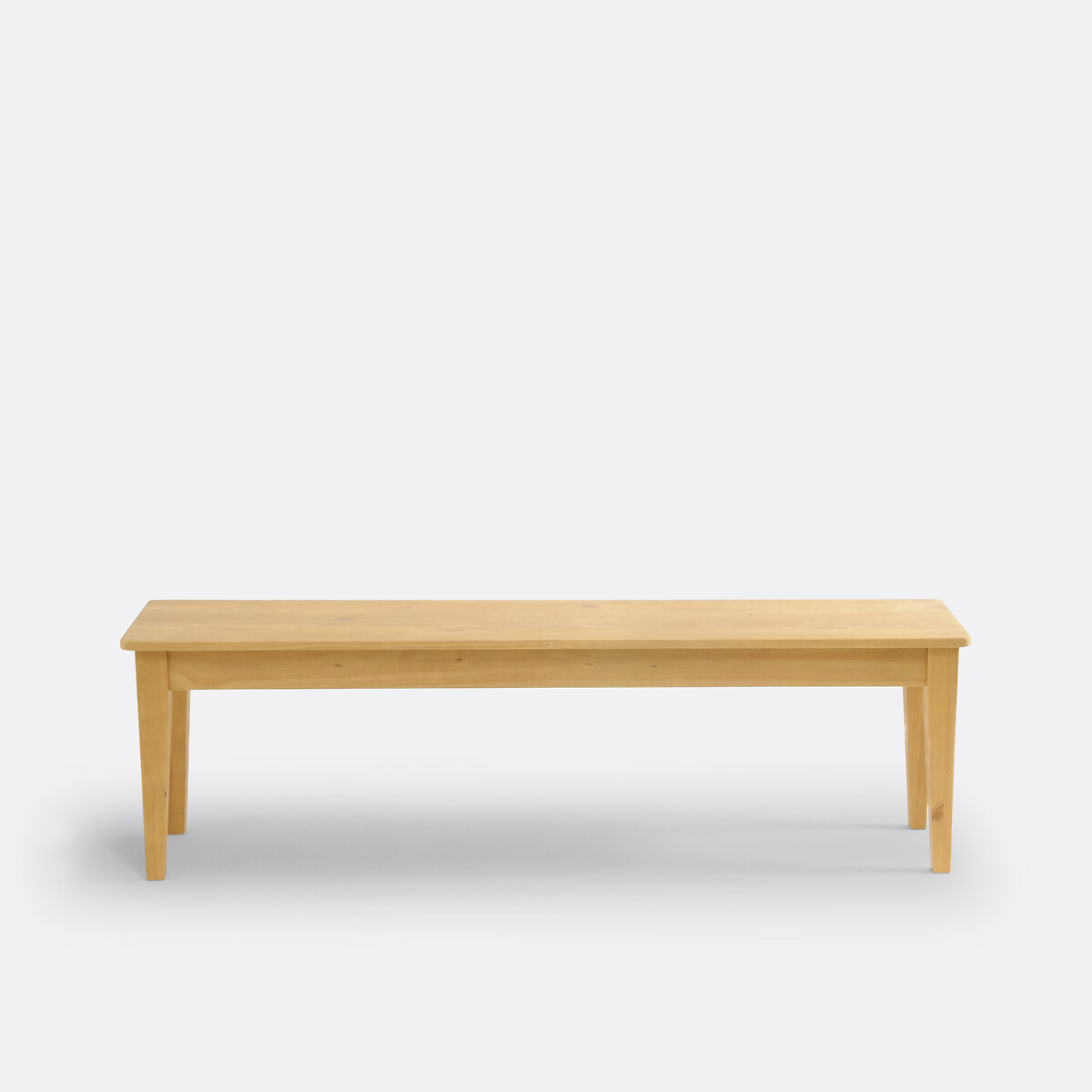 Banc 3 personnes pin massif Alvina naturel, LA REDOUTE INTERIEURS