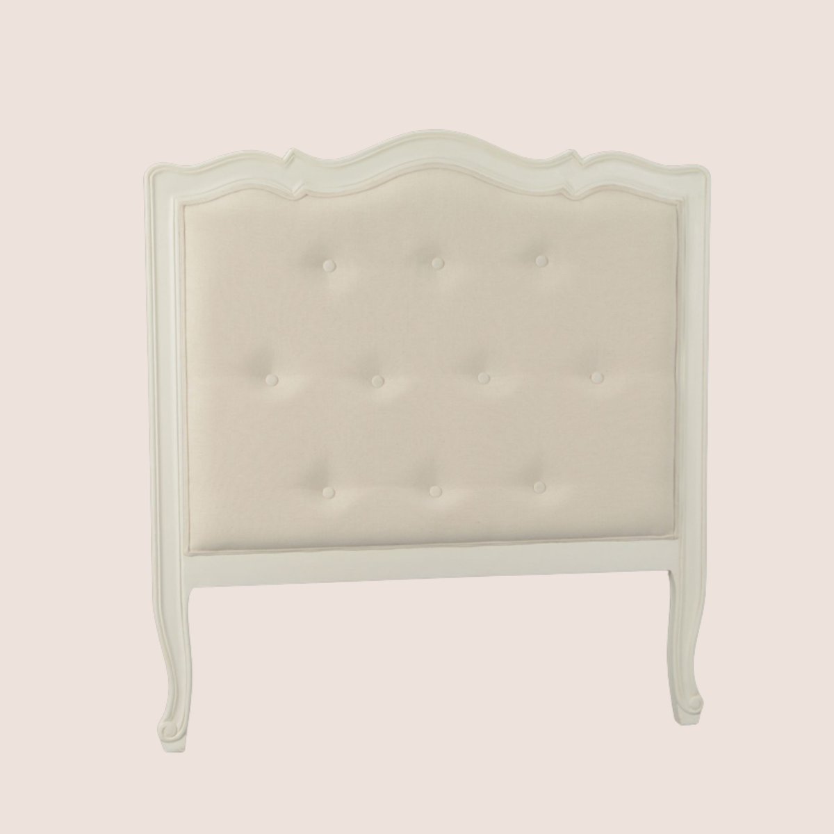 Tête de lit 90 capitonnée - MURIANE blanc, HELLIN, DEPUIS 1862