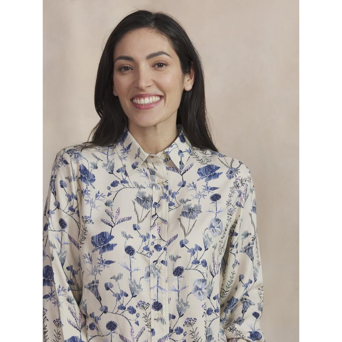 Chemise manches longues NOEMACHE beige, TBS