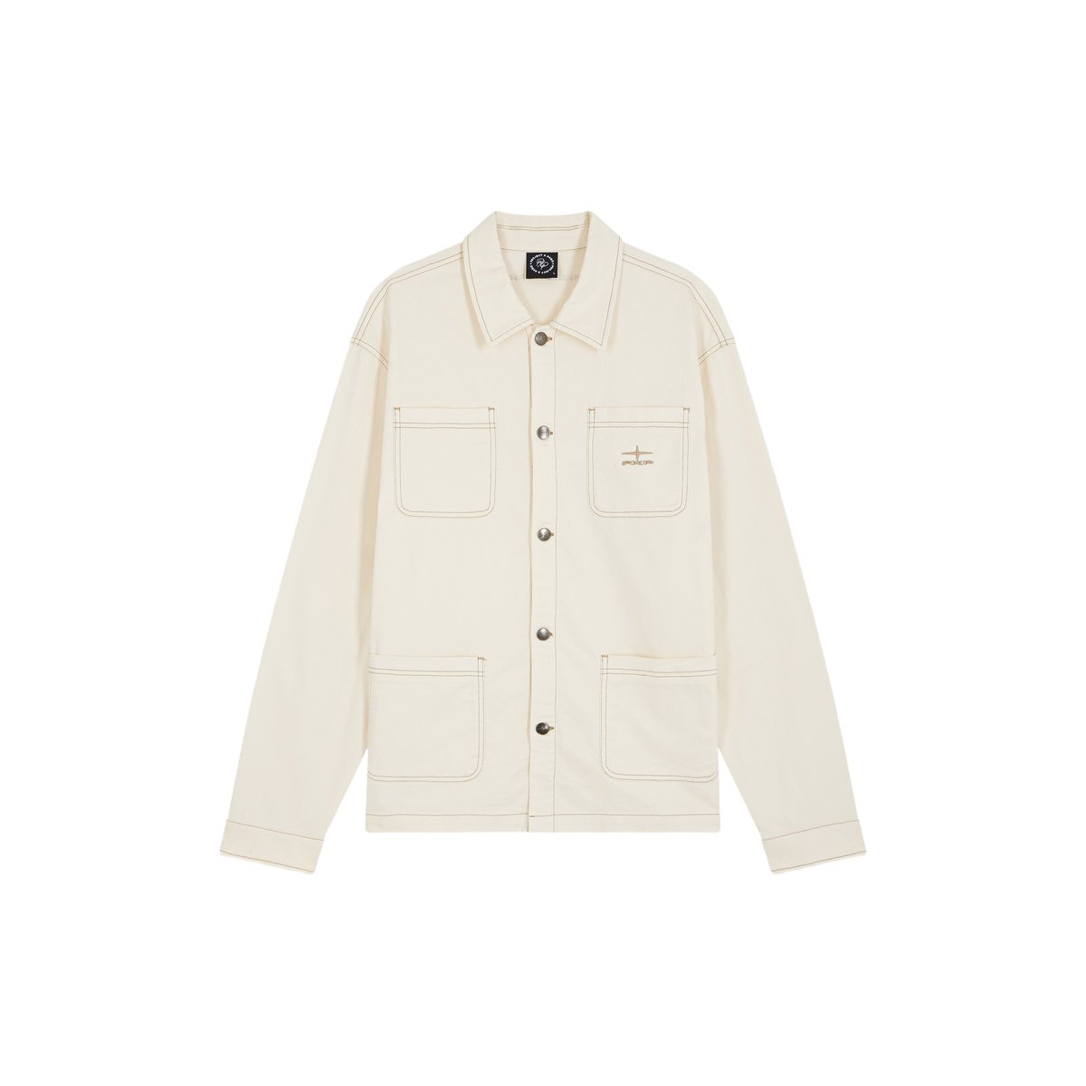 Surchemise brodé craft crème camel, PROJECT X