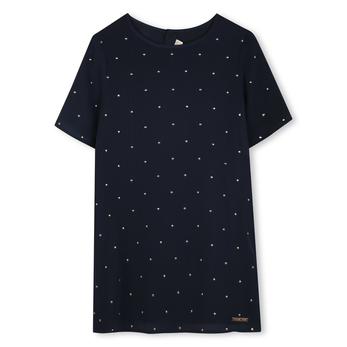 Robe de cérémonie cloutée bleu cargo, MICHAEL KORS