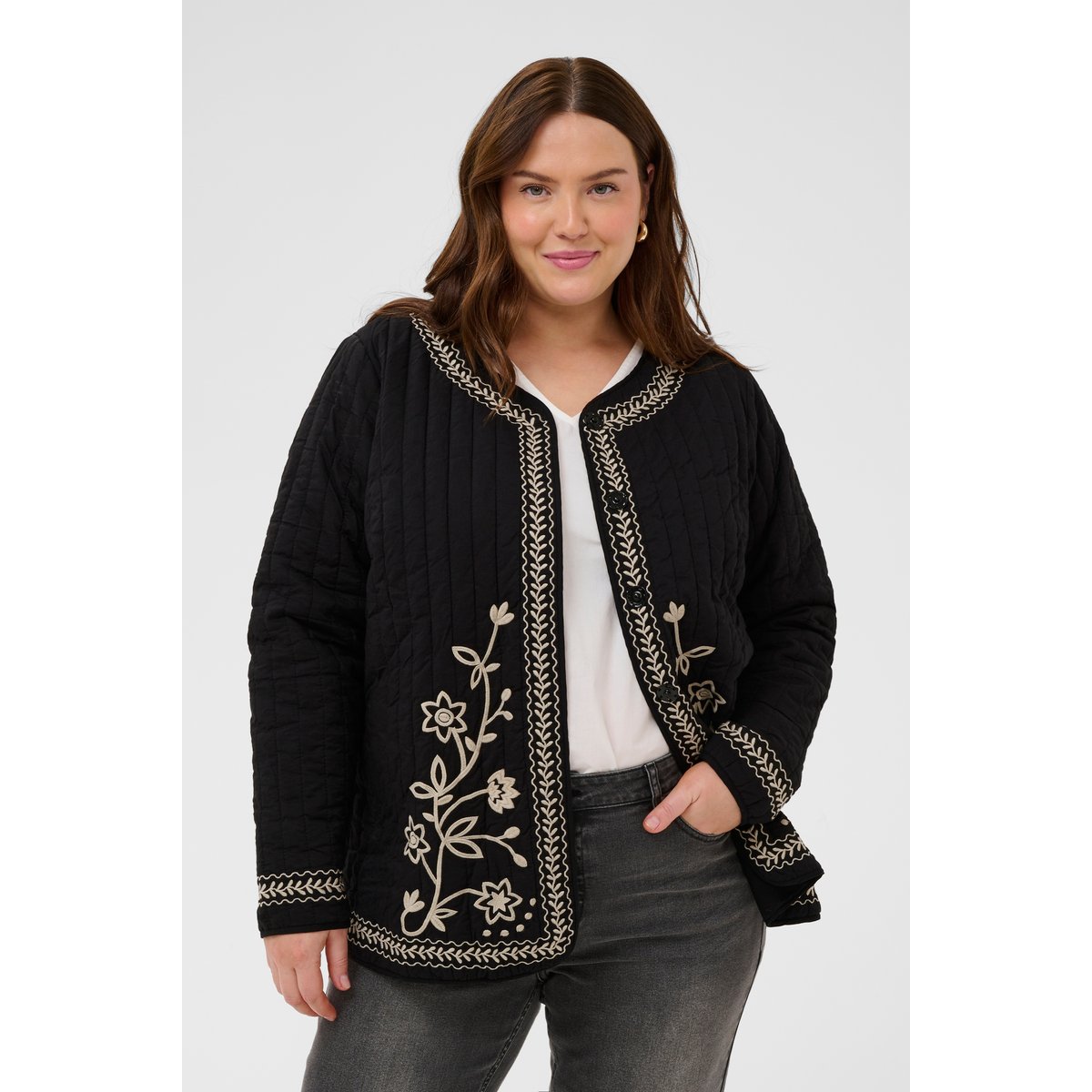 Veste noir black deep, KAFFE CURVE